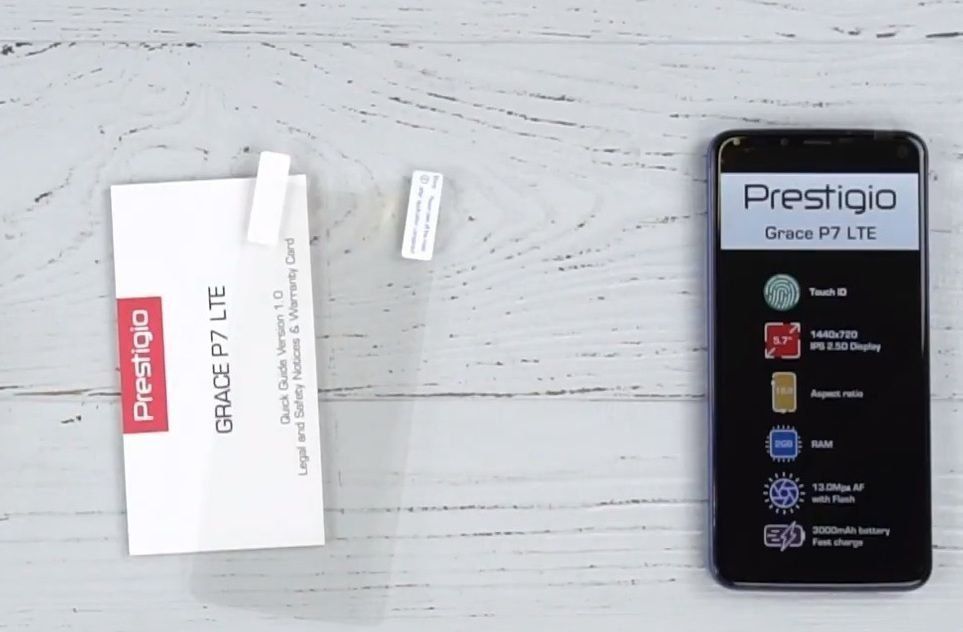 Smarttelefon Prestigio Grace P7 LTE - fordeler og ulemper